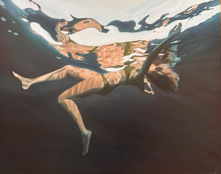 painting by Alexa de los Reyes, "Ask the Beasts"
